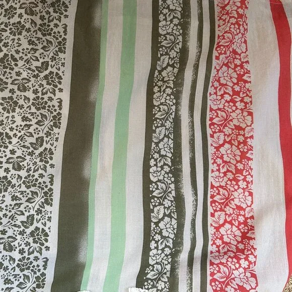 Cabi Whisper Gauze Tank Top Size XS floral and stripe design with Crochet BOHO - Picture 6 of 8